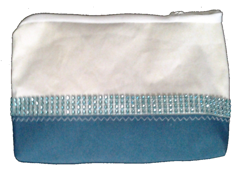 POCHETTE STRASS TURQUOISE FOND BLEU PETROLE POCHETTE STRASS TURQUOISE FOND BLEU PETROLE