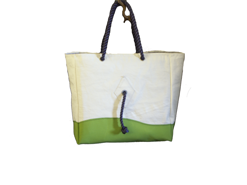PETIT SAC DE PLAGE FOND VERT ETOILE ET CORDE MARINE PETIT SAC DE PLAGE FOND VERT ETOILE ET CORDE MARINE