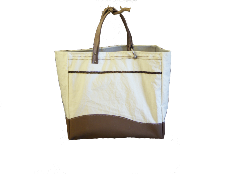 PETIT SAC DE PLAGE FOND MARRON BANDE PAILLETTES ANSES CUIR ET MANILLES PETIT SAC DE PLAGE FOND MARRON BANDE PAILLETTES ANSES CUIR ET MANILLES