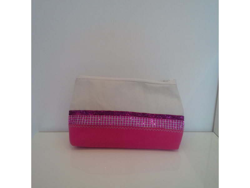POCHETTE FOND FUSHIA STRASS FUSHIA GALON PAILLETTES ROSE POCHETTE FOND FUSHIA STRASS FUSHIA GALON PAILLETTES ROSE