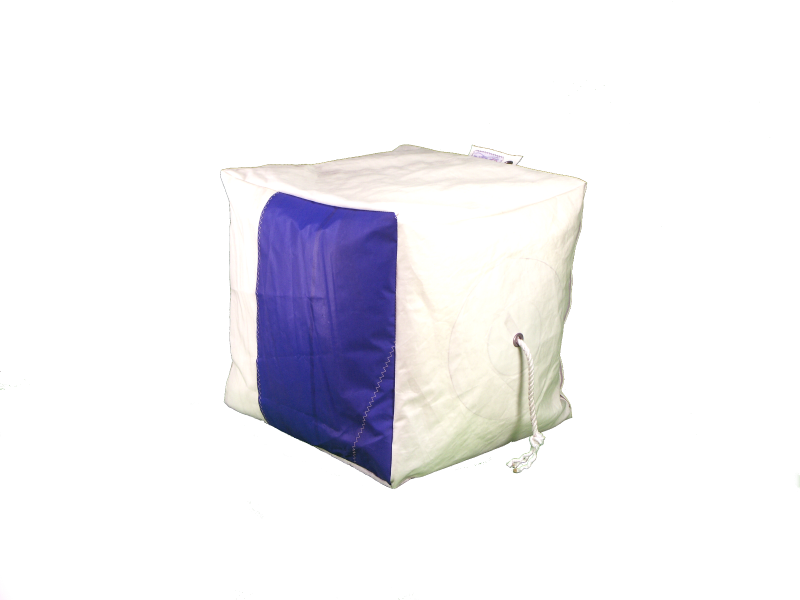 POUF CUBE BLEU VIF POUF CUBE BLEU VIF